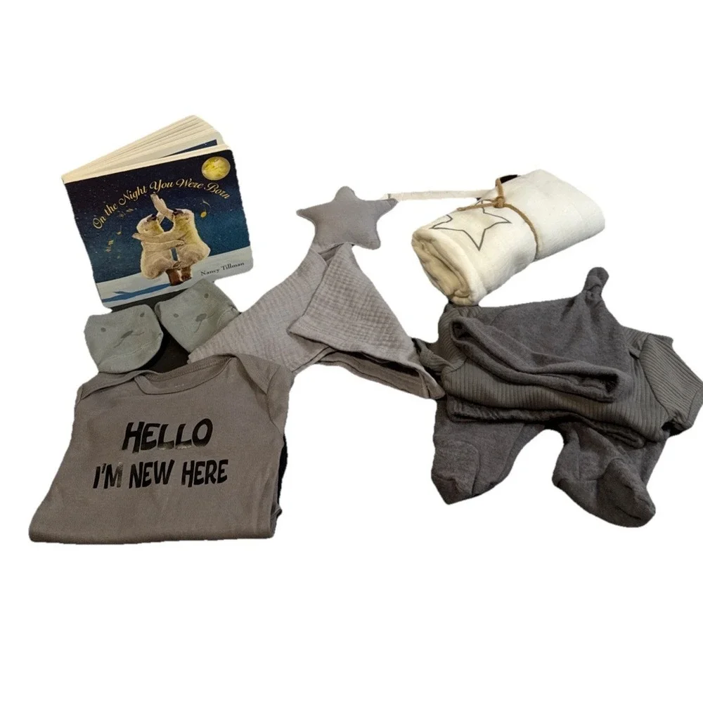 New Baby Unisex Baby Shower Gift, New Mom & Baby Gift, Welcome All Home Present‎